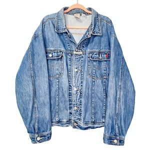 Vintage Disney Store Tigger Denim Jean Jacket Size XL